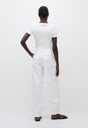 Relaxed Cargo Pant - Chalk - Matteau